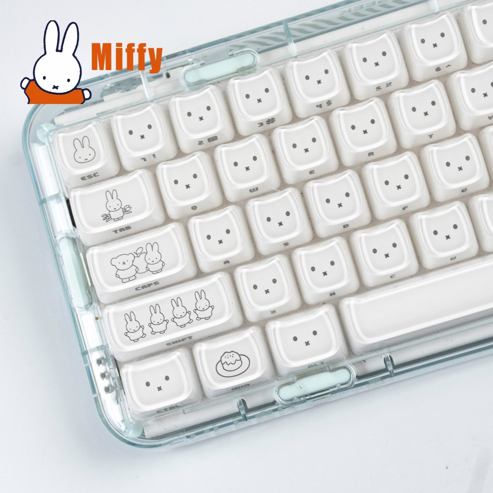 Pc Gaming Sultan - Kawaii Miffy Keycaps 귀여운 토끼 키