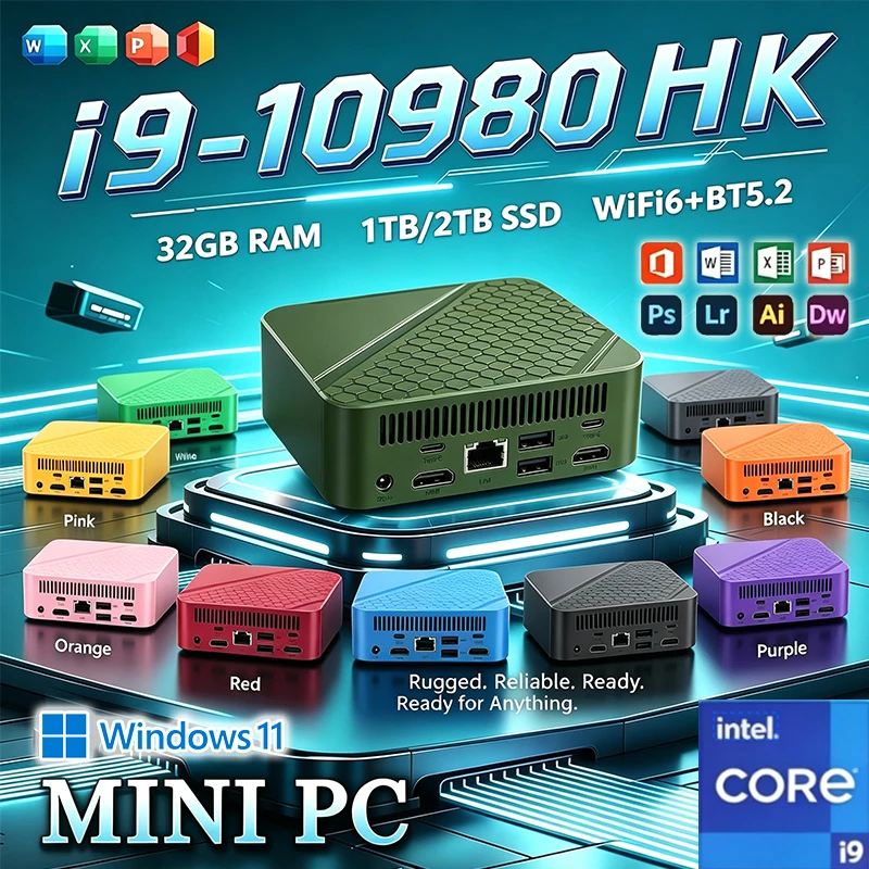 Pc Gaming I3 - 미니 PC 게이밍 인텔 코어 i9