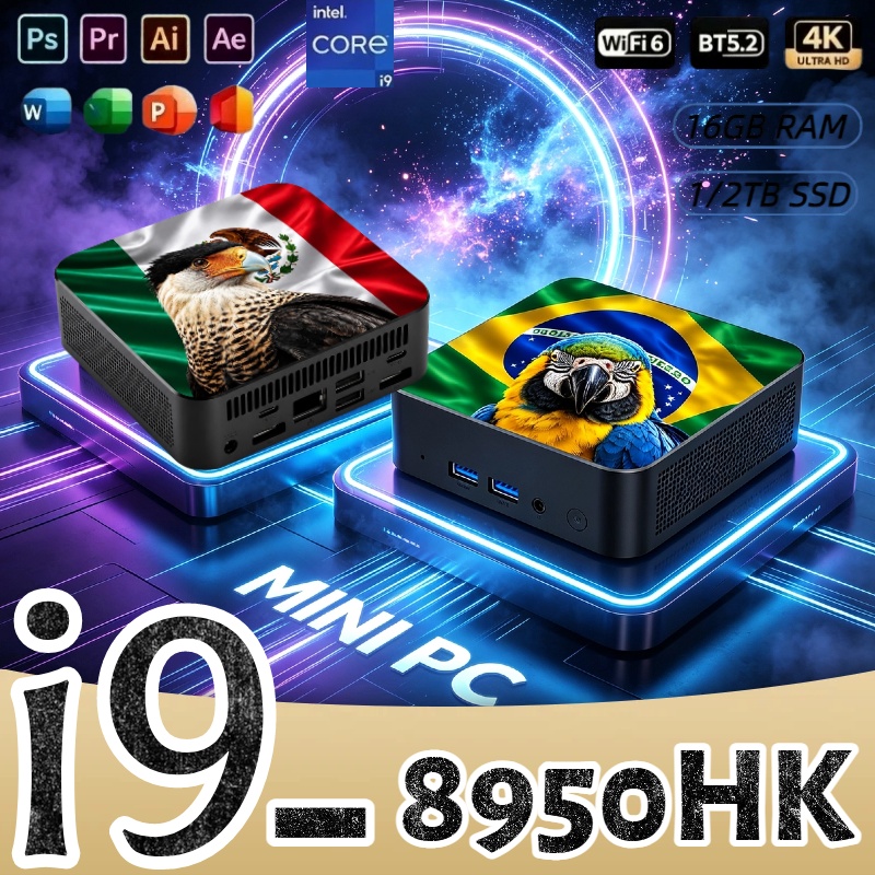 Pc Gaming Gaming - 미니 PC 코어 i9-8950HK 16GB 램