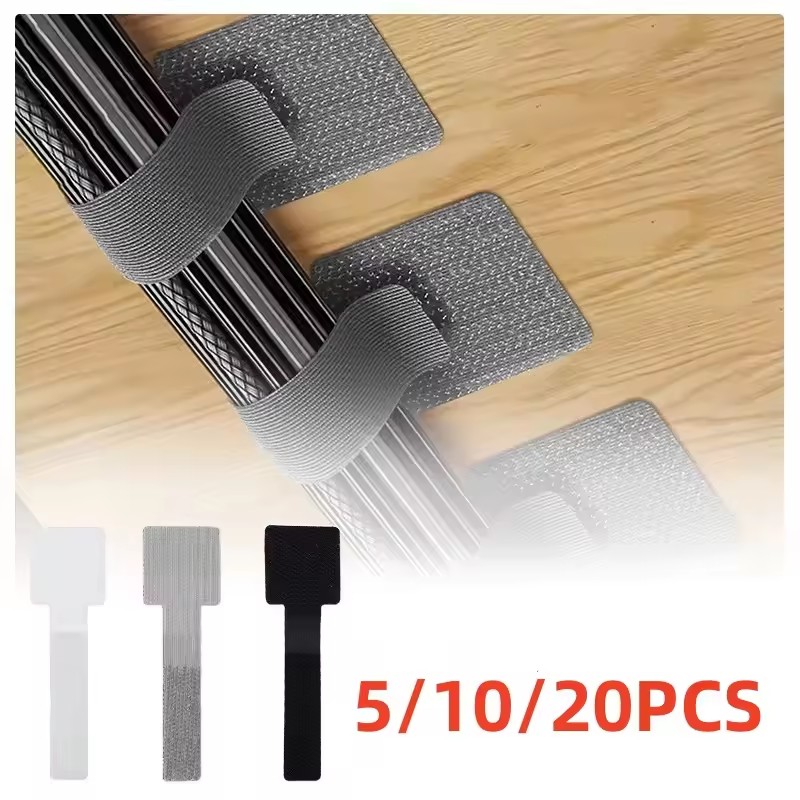 Cable Management Sleeve - 20/10/5/1PCS 분리 가능한 케이블 정리용 타이