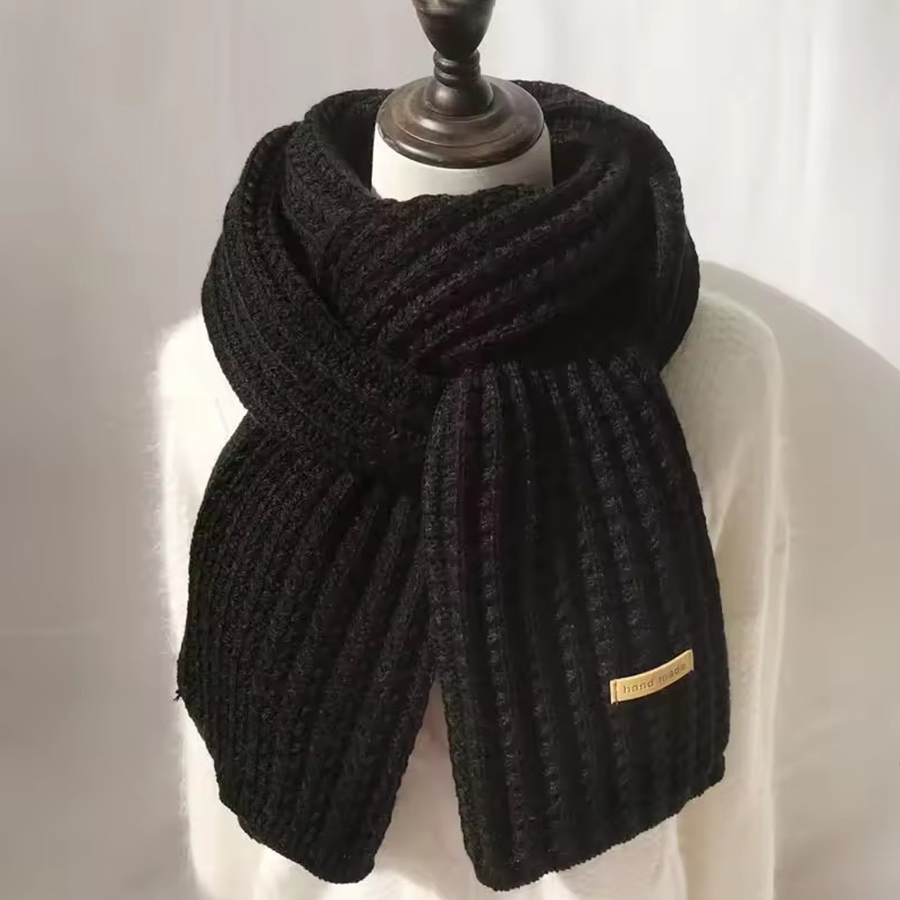 두꺼운 케이블 니트 따뜻한 캐시미어 스카프 넥커치프 겨 - Cable Management Sleeve 리뷰 및 가격