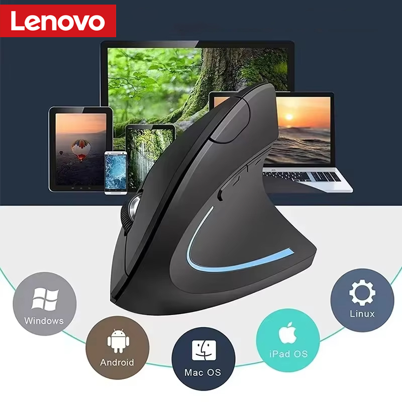 레노버 무선 수직 마우스 충전식 개인 맞춤형 사이드 그 - Pc Gaming Lenovo 리뷰 및 가격