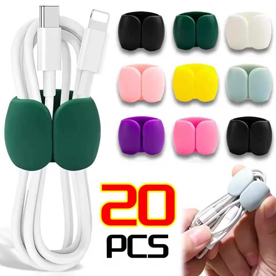 10/5/1PCS 다기능 케이블 정리기 USB 홀더 케 - Cable Management Sleeve 리뷰 및 가격