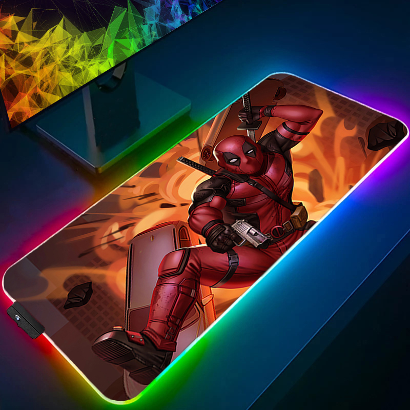 LED 마우스 패드 게임용 백라이트 락 엣지 애니메이션 - Pc Gaming Sultan 리뷰 및 가격