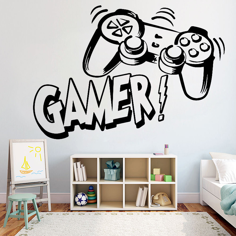 아이 방을위한 벽 스티커 아이를위한 비디오 게임 벽 전 - Pc Gaming Quotes 리뷰 및 가격