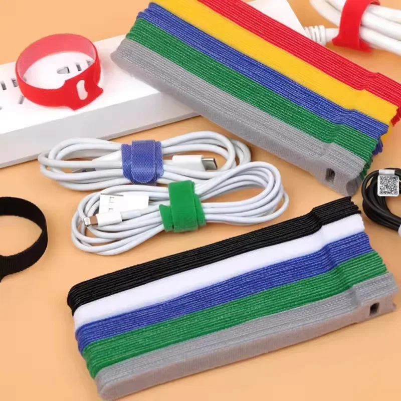 10/30/50PCS USB 케이블 정리기 와인더 타이 - Cable Management Sleeve 리뷰 및 가격