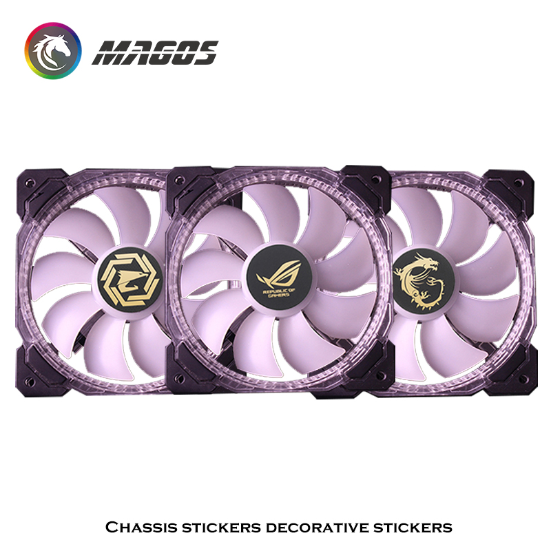 컴퓨터 케이스 팬 금속 스티커 ROG MSI AORUS - Pc Gaming Quotes 리뷰 및 가격