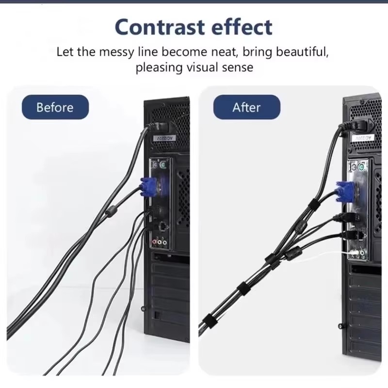 케이블 정리끈, 찢어지는 케이블 보호대, 휴대폰, 마우 - Cable Management Sleeve 리뷰 및 가격