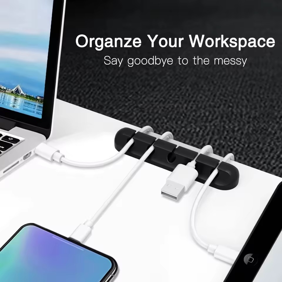 케이블 코드 와이어 정리기 실리콘 USB 케이블 와인더 - Cable Management Sleeve 리뷰 및 가격
