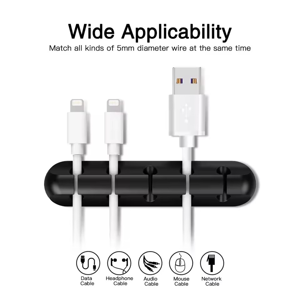 케이블 코드 와이어 정리기 실리콘 USB 케이블 와인더 - Cable Management Sleeve 리뷰 및 가격